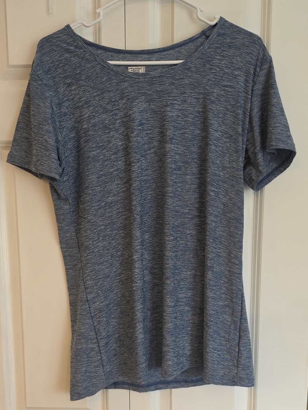 32 Degrees Heathered Blue Short Sleeve Women's Tee